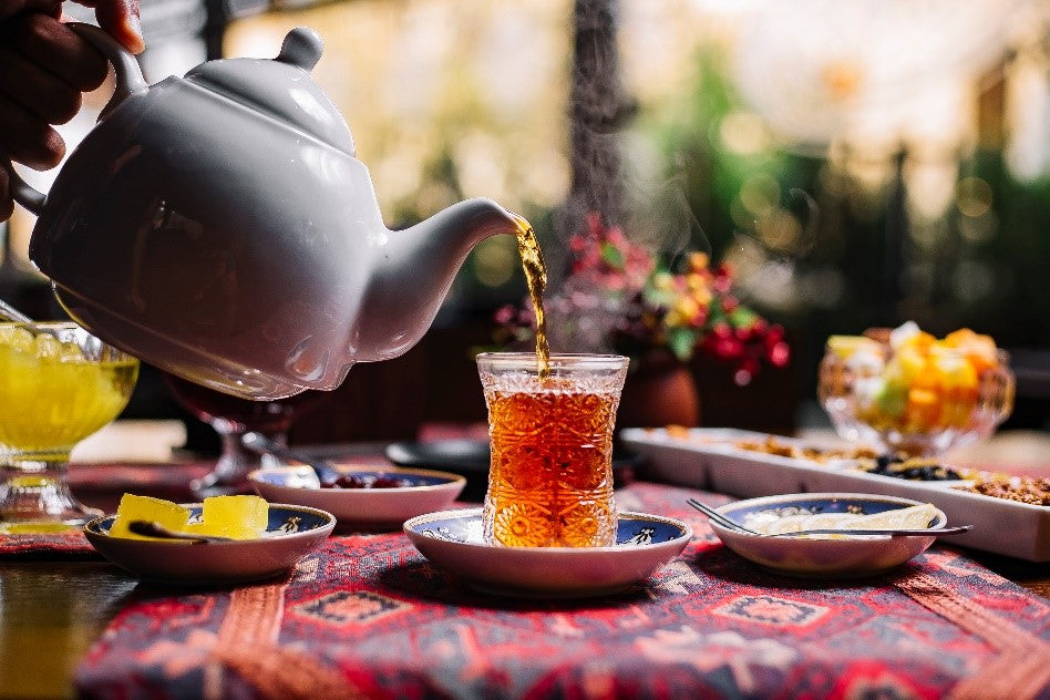 how is Persian tea prepared