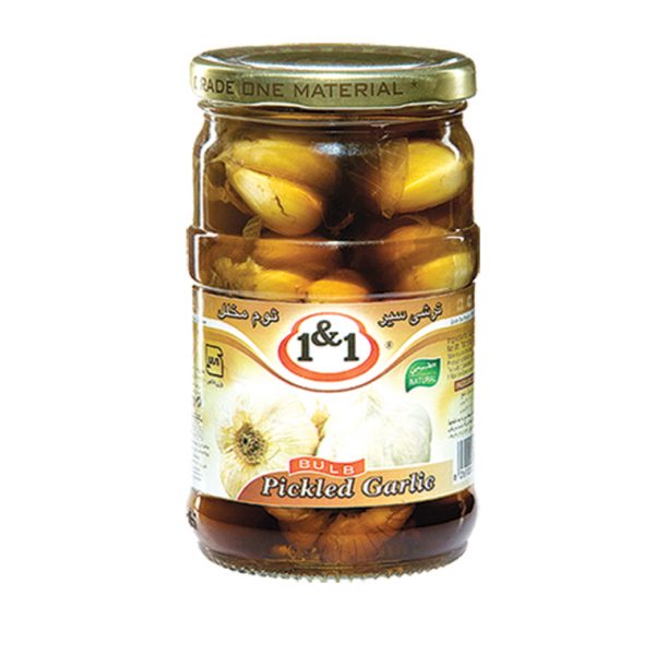 1 and 1 pickled garlic