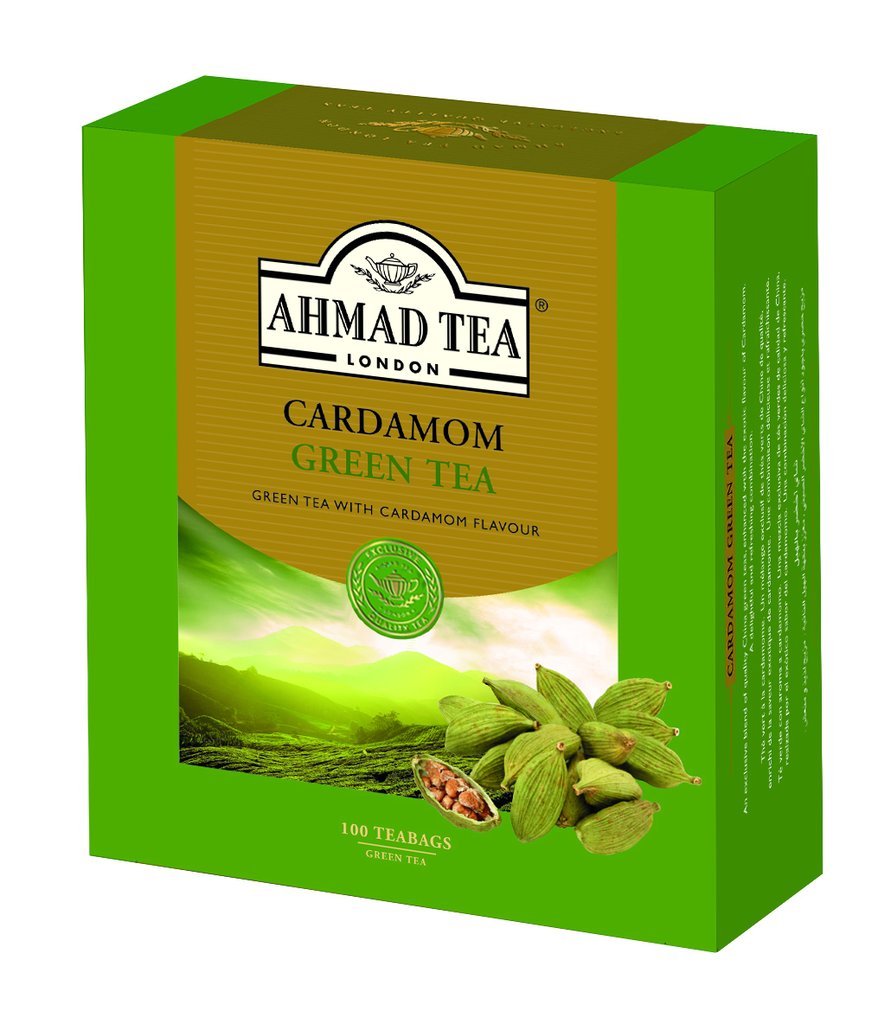 Ahmad tea green tea with cardamom
