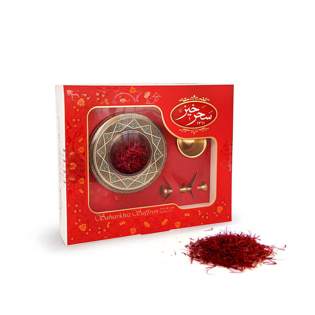 Saharkhiz saffron gift package