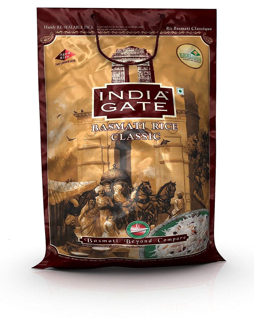 Classic Indian Gate Basmati Rice - 8 LB - Tavazo Corporation