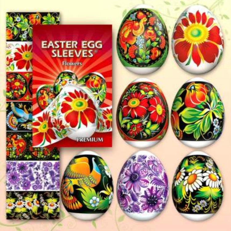 Nowruz Egg Sleeves (Red Flowers) - Tavazo Corporation