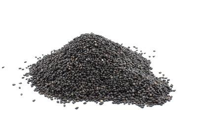 Raw black sesame seeds